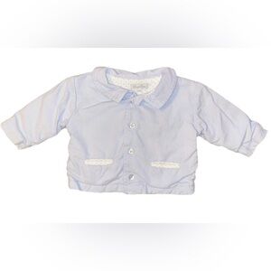 Kissy Kissy Baby Boy 3-6 Month Corduroy Button Up Jacket Infant Blue Heirloom